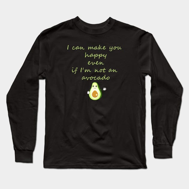 love avocados, vegetables and green life Long Sleeve T-Shirt by Collagedream